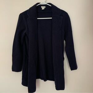 J Crew Open-front sweater blazer